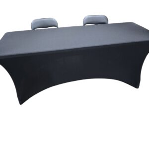 te huur tafel rokken zwart 180x70