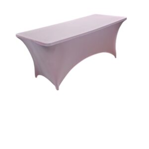 te huur tafel rokken roze 180x70