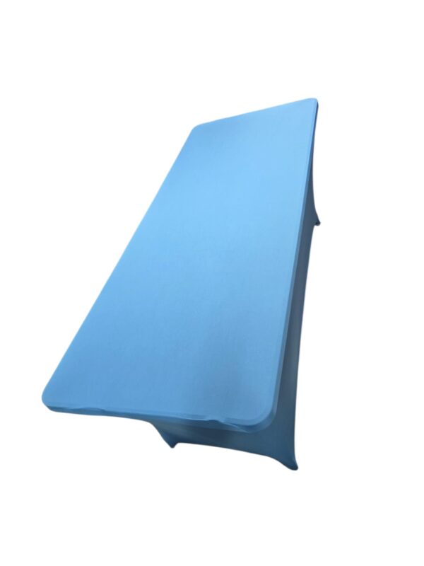 te huur tafel rokken blauw 180x70