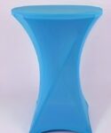 te huur tafel rokken blauw sta tafels