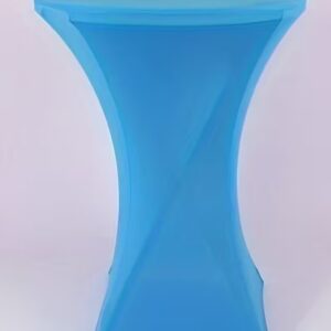 te huur tafel rokken blauw sta tafels