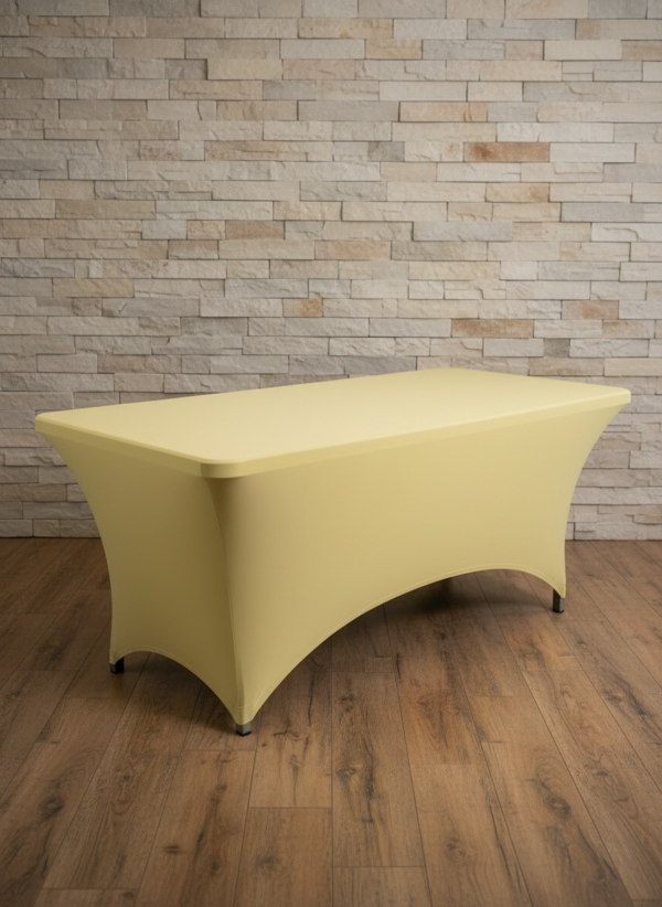 te huur tafel rokken goud 180x70