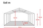 te huur partytent 5x8