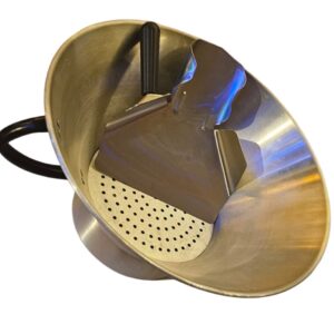 te huur friet uitlekbak met schep