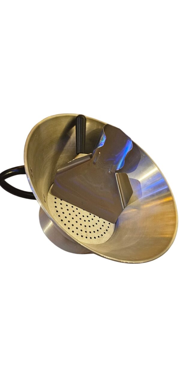 te huur friet uitlekbak met schep