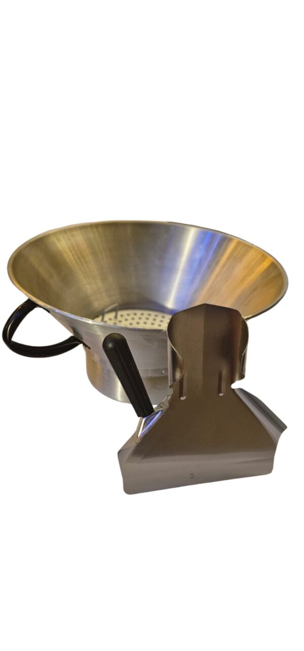 te huur friet uitlekbak met schep