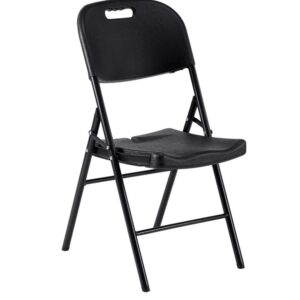 te huur klapstoel 2 zwart