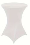 te huur tafelrokken sta tafels wit