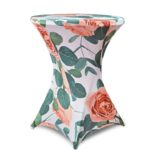 te huur tafelrokken sta tafels bloemen print 1