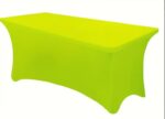 te huur tafelrokken 180x70 licht groen strak