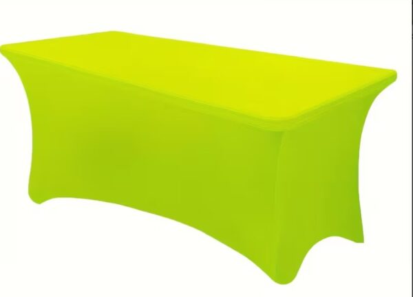 te huur tafelrokken 180x70 licht groen strak