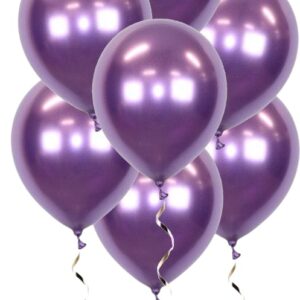 te koop: chrome paars ballonnen