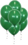 te koop: donker groen ballonnen