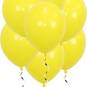 te koop: geel ballonnen