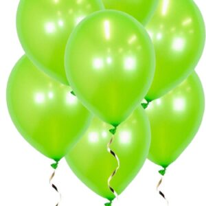 te koop: groen metallic ballonnen