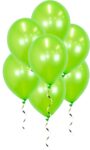 te koop: groen metallic ballonnen