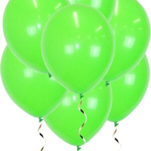 te koop: licht groen ballonnen