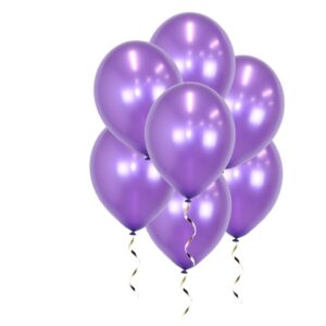 te koop: metallic paars ballonnen
