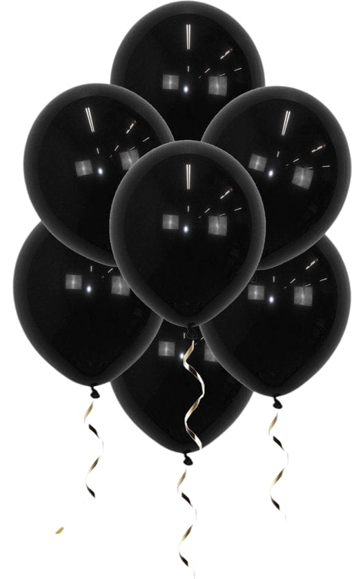 te koop: zwarte ballonnen